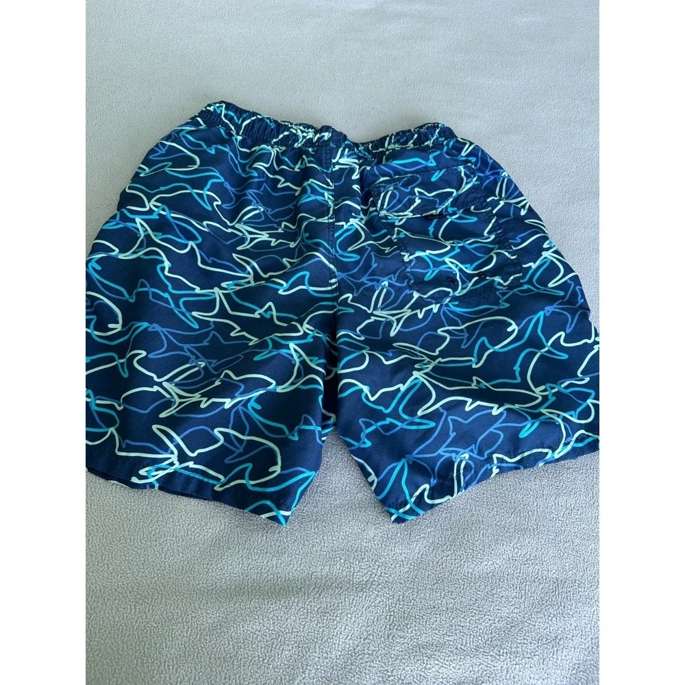 Vineyard Vines Swim Trunks Mens Small Shark Print Mesh Lined 6
